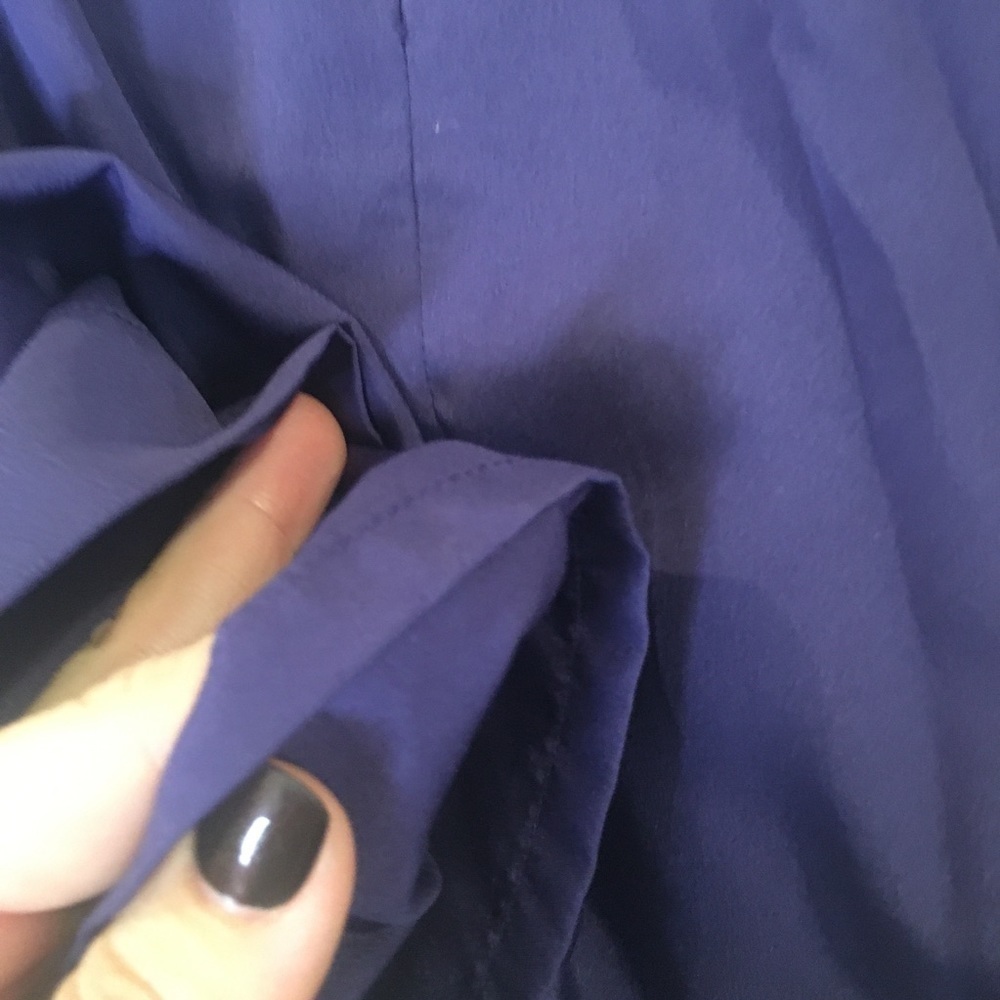 Banana Republic Factory purple w/black skirt size0 - Picture 5 of 6